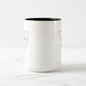 Tasse 2 Couleurs Femme (Centre)