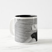 Tasse 2 Couleurs Femme de bronzage de Sun (Devant gauche)