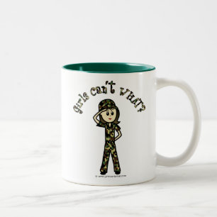 Tasse 2 Couleurs Femme de l'armée légère