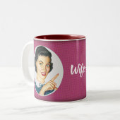 Tasse 2 Couleurs Femme - Maman - Patron (Devant gauche)