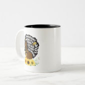 Tasse 2 Couleurs Femme noire  (Devant gauche)
