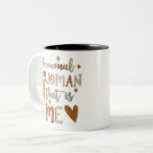 Tasse 2 Couleurs Femme noire Fille Afro (Devant gauche)