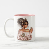 Tasse 2 Couleurs Femme Patronne (Gauche)