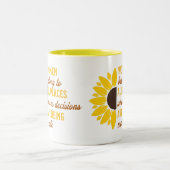 Tasse 2 Couleurs Femmes Droits Ruth Bader Sunflower tendance Modern (Centre)