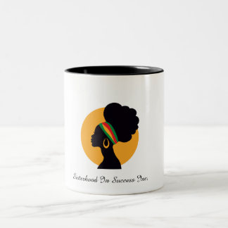 Tasse 2 Couleurs Femmes Noires qui se Ressourcent