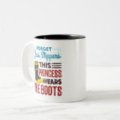 Tasse 2 Couleurs Femmes Pompiers Cette Princesse Porte Des Bottes D (Devant gauche)
