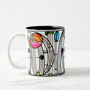 Tasse 2 Couleurs Fenêtre Charles Rennie Mackintosh