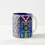 Tasse 2 Couleurs Fenêtre Église (Devant droit)