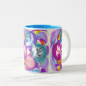 Tasse 2 Couleurs Feng Shui (Devant droit)
