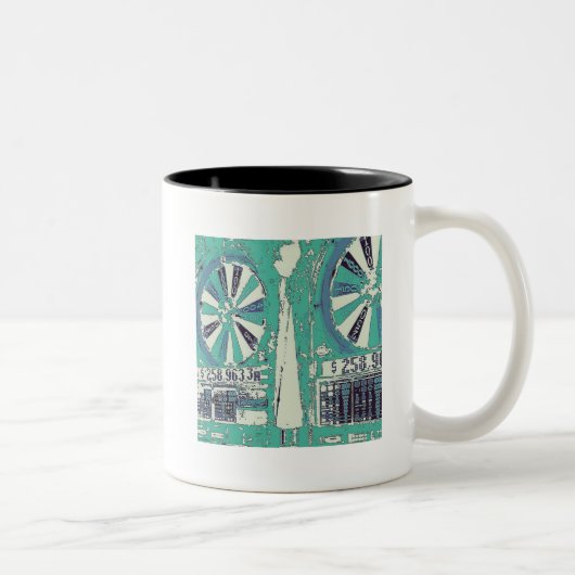 Tasse 2 Couleurs Fentes Las Vegas (Droit)