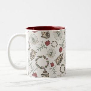 Tasse 2 Couleurs Ferme d'hiver