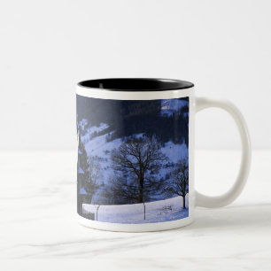 Tasse 2 Couleurs Ferme et mont Rigi et Pilatus,