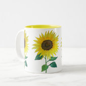 Tasse 2 Couleurs Ferme Tournesol (Devant gauche)