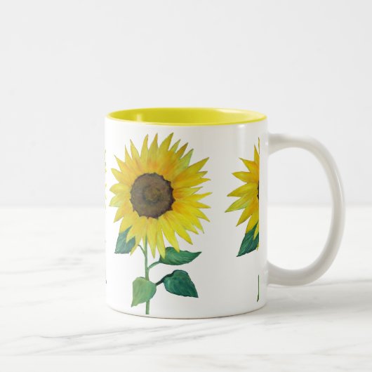 Tasse 2 Couleurs Ferme Tournesol (Droit)