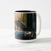 Tasse 2 Couleurs Ferme vintage (Devant droit)