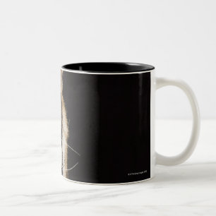 Tasse 2 Couleurs Fermez-vous du visage du tigre d'hurlement
