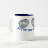 Tasse 2 Couleurs Fermez-vous l'homme ? (Devant gauche)