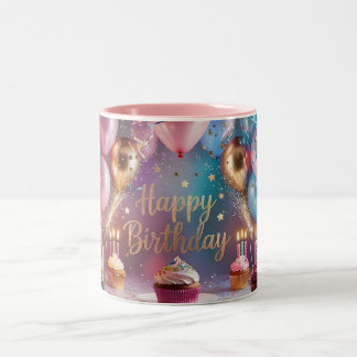 Tasse 2 Couleurs Festive et amusante ! - Fête d'anniversaire person