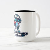 Tasse 2 Couleurs Festive Firmware Installed Cute Winter Robot (Devant droit)