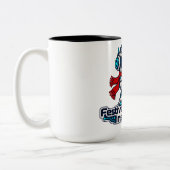 Tasse 2 Couleurs Festive Firmware Installed Cute Winter Robot (Gauche)