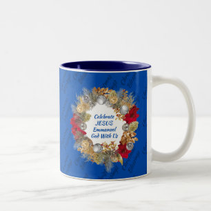 Tasse 2 Couleurs FÊTE Bleue JÉSUS