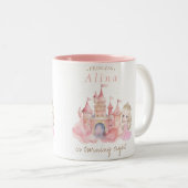 Tasse 2 Couleurs Fête d'anniversaire de la princesse (Devant droit)