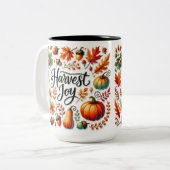 Tasse 2 Couleurs Fête de la générosité d'automne (Devant gauche)