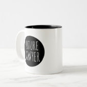 Tasse 2 Couleurs Fête de la profession d'avocat // (Devant gauche)