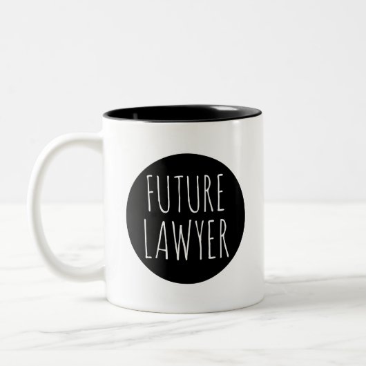 Tasse 2 Couleurs Fête de la profession d'avocat // (Gauche)