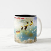 Tasse 2 Couleurs Fête de Noël Maman (Devant droit)