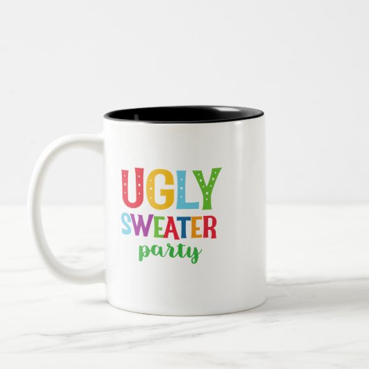 Tasse 2 Couleurs Fête de sueur moche (Gauche)