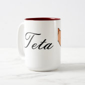 Tasse 2 Couleurs Fête des mères (Devant gauche)