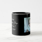 Tasse 2 Couleurs Fête des mères joyeuses à maman (Centre)