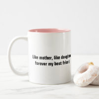 Fête des mères Maman Fille Citations Cadeaux Texte