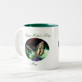 Tasse 2 Couleurs Fête des mères papillons Nature (Devant gauche)