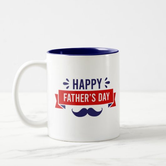 Tasse 2 Couleurs Fête des pères (Gauche)