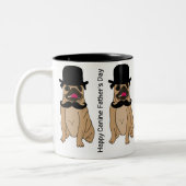 Tasse 2 Couleurs Fête des pères cool Happy Canine (Gauche)
