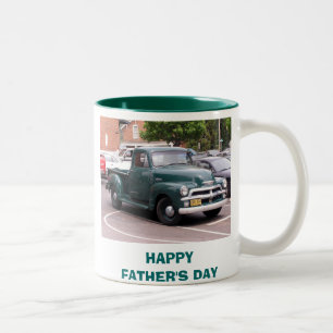 TASSE 2 COULEURS FÊTE DES PÈRES HEUREUSE