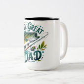 Tasse 2 Couleurs Fête des Pères/Pêche/Dévidé Papa Génial (Devant droit)
