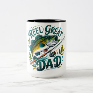 Tasse 2 Couleurs Fête des Pères/Pêche/Dévidé Papa Génial
