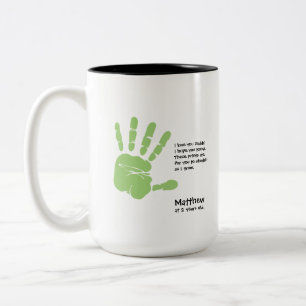 Tasse 2 Couleurs Fête des pères personnalisée en cadeau