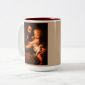 Tasse 2 Couleurs Fête des pères Saint-Joseph personnalisable (Devant gauche)