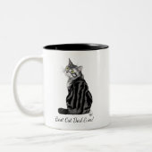Tasse 2 Couleurs Fête des pères Tabby Argent (Gauche)
