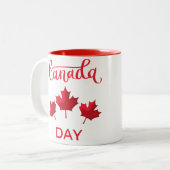 Tasse 2 Couleurs Fête du Canada (Devant gauche)