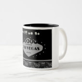 Tasse 2 Couleurs FÊTE En Fabulous Las Vegas Coupe avec dés! (Devant droit)