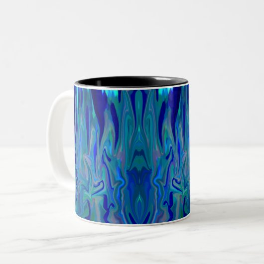 Tasse 2 Couleurs feu bleu (Devant gauche)