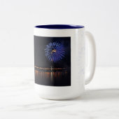 Tasse 2 Couleurs Feu D'artifice Avec Éclair (Devant droit)