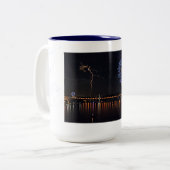 Tasse 2 Couleurs Feu D'artifice Avec Éclair (Devant gauche)