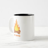 Tasse 2 Couleurs Feu de camp de Warmer Main (Devant gauche)