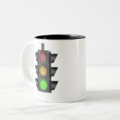 Tasse 2 Couleurs Feu de circulation (Devant gauche)